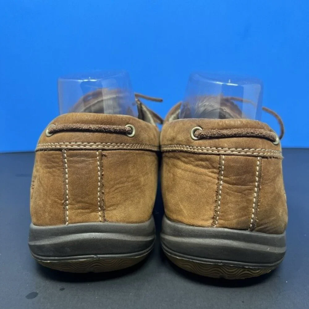 Timberland Earthkeepers Cupsole 3 Eye Brown Leather Men's 11.5‎ Boat Shoes 72565